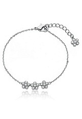 adorable little flower charm bracelet for babies
